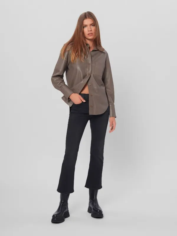 Quinne Leather Shirt sold by Equipment