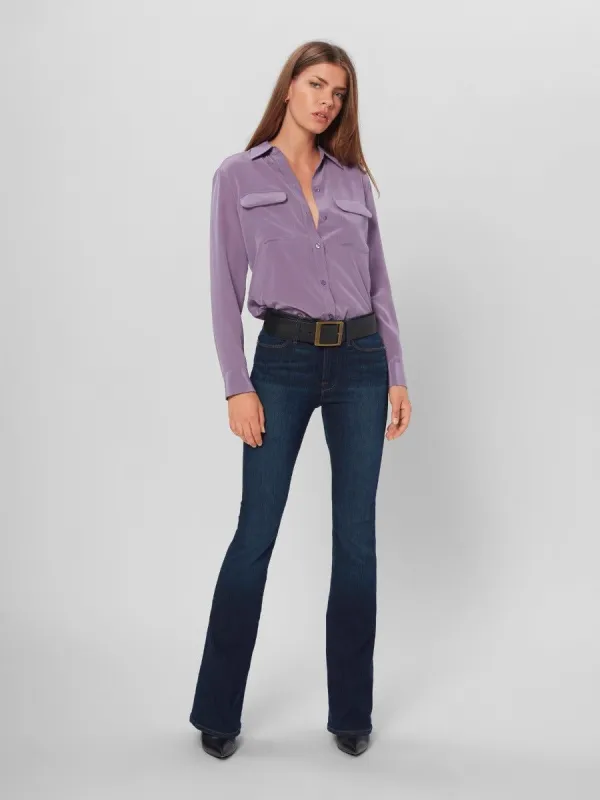 Slim Signature Silk Shirt sold by Equipment