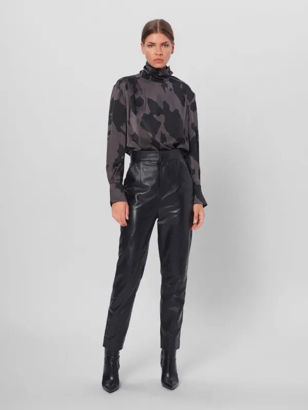 Aphrielle Silk Satin Top sold by Equipment