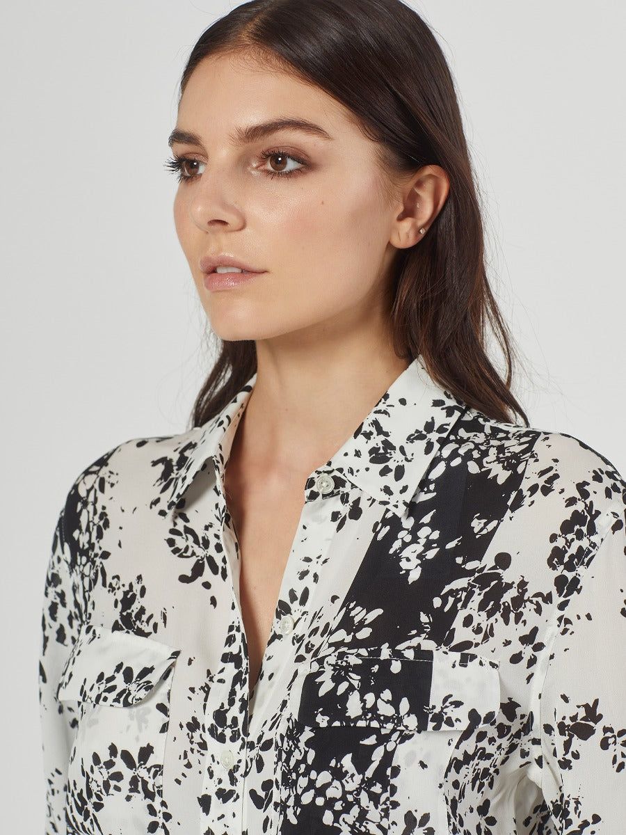 SIGNATURE SILK SHIRT sold by Equipment product image thumbnail 4