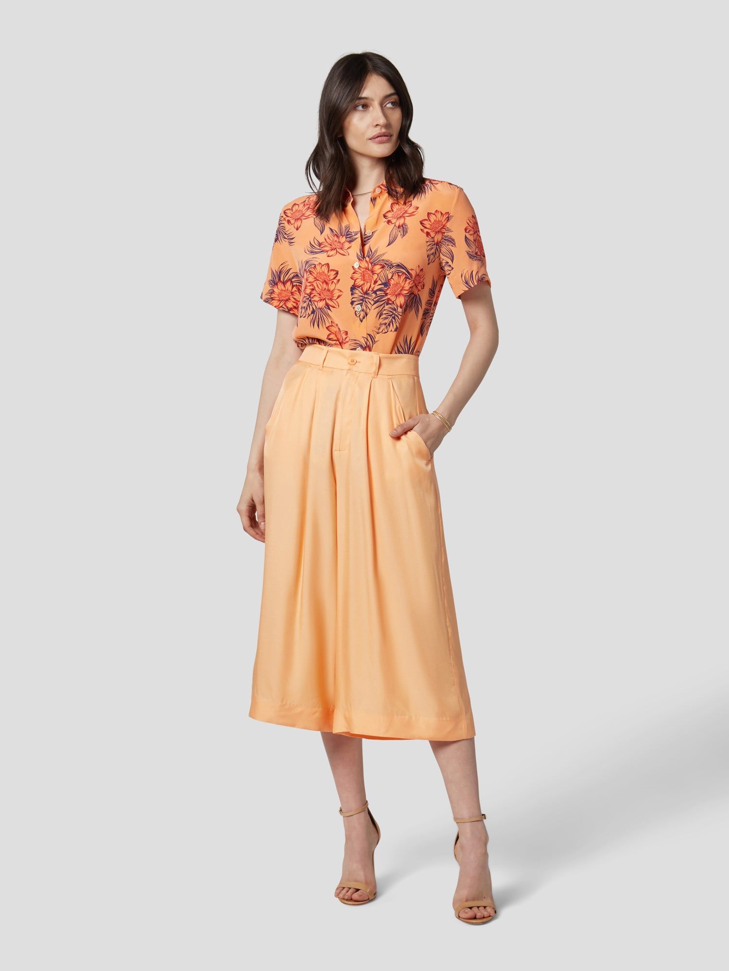 SHORT SLEEVE ESSENTIAL SILK SHIRT sold by Equipment