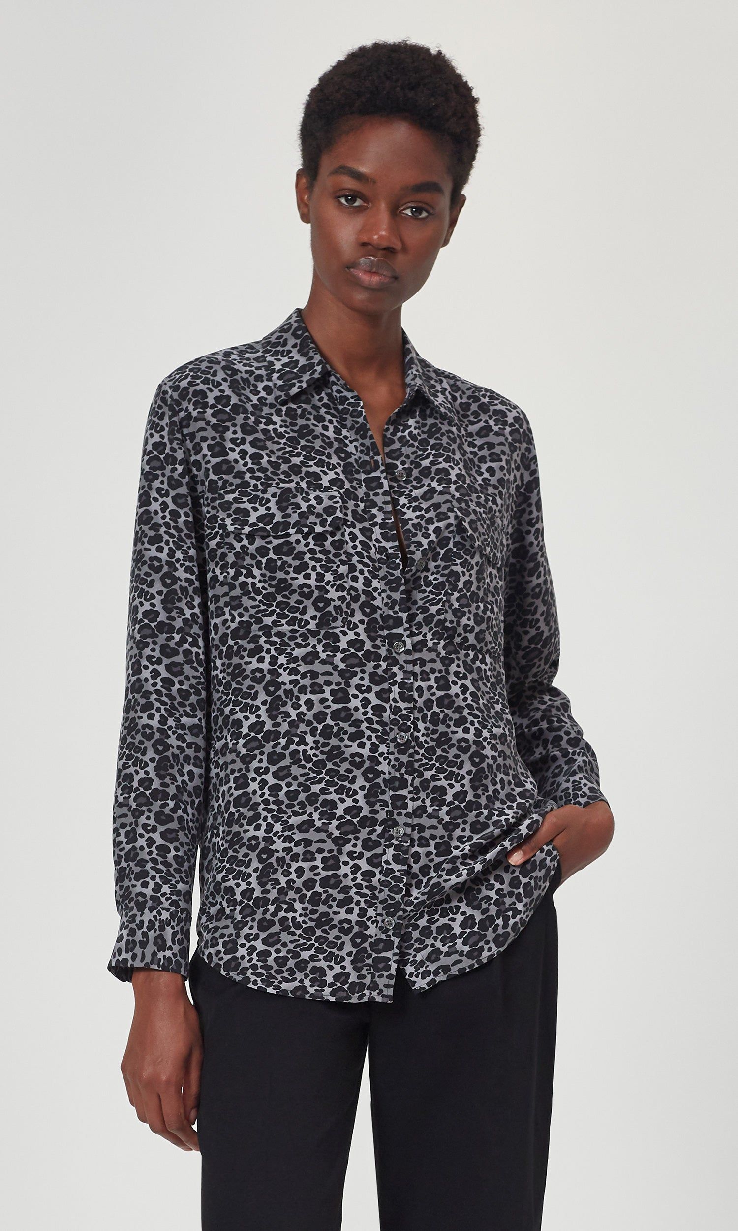 SIGNATURE SILK SHIRT sold by Equipment product image thumbnail 3