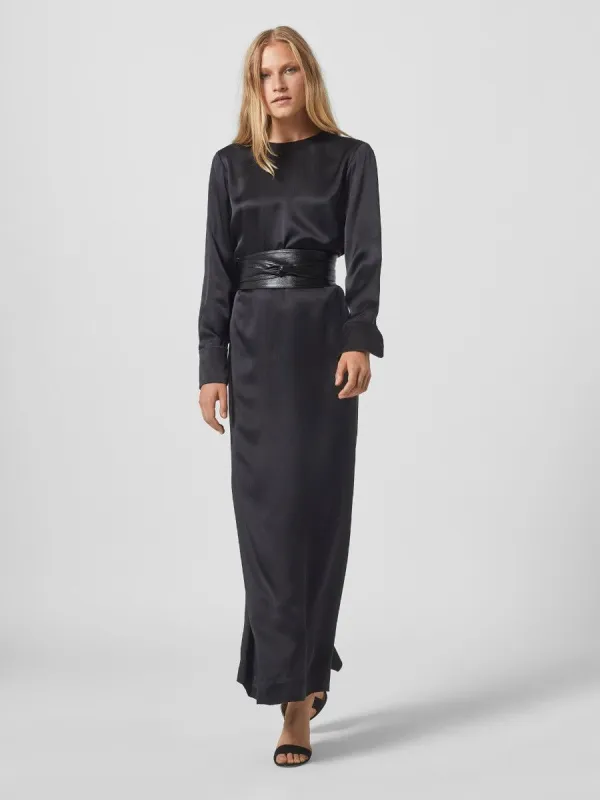 NADALEINE SILK SATIN MAXI DRESS sold by Equipment