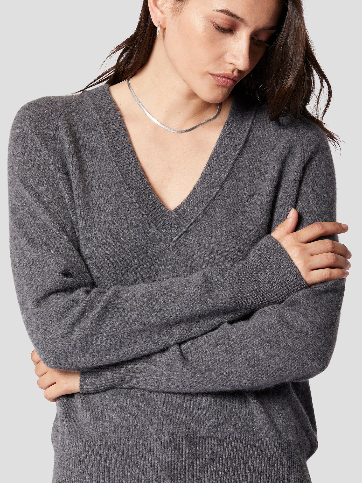 Madalene V-Neck Cashmere Sweater sold by Equipment