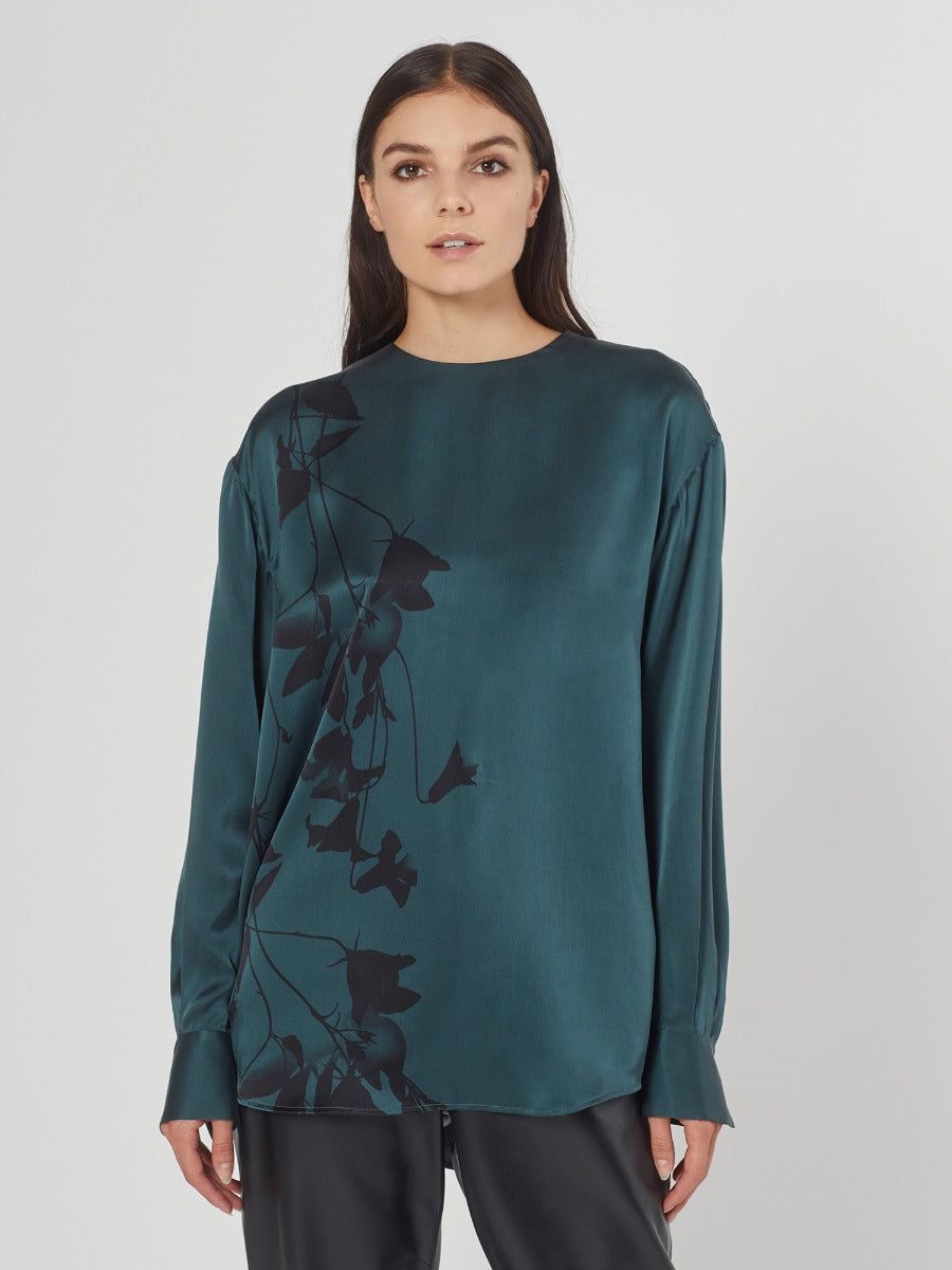 JEUNELLE SILK SATIN SHIRT sold by Equipment product image thumbnail 2