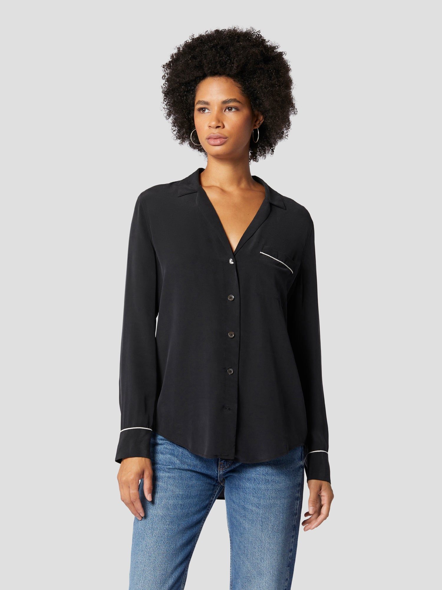 KEIRA SILK SHIRT sold by Equipment