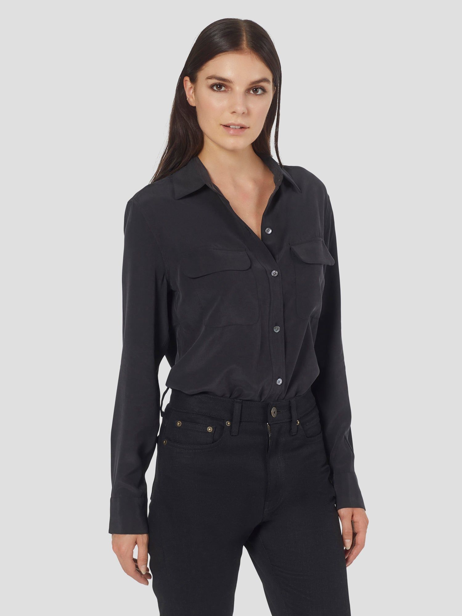 Signature Silk Shirt sold by Equipment