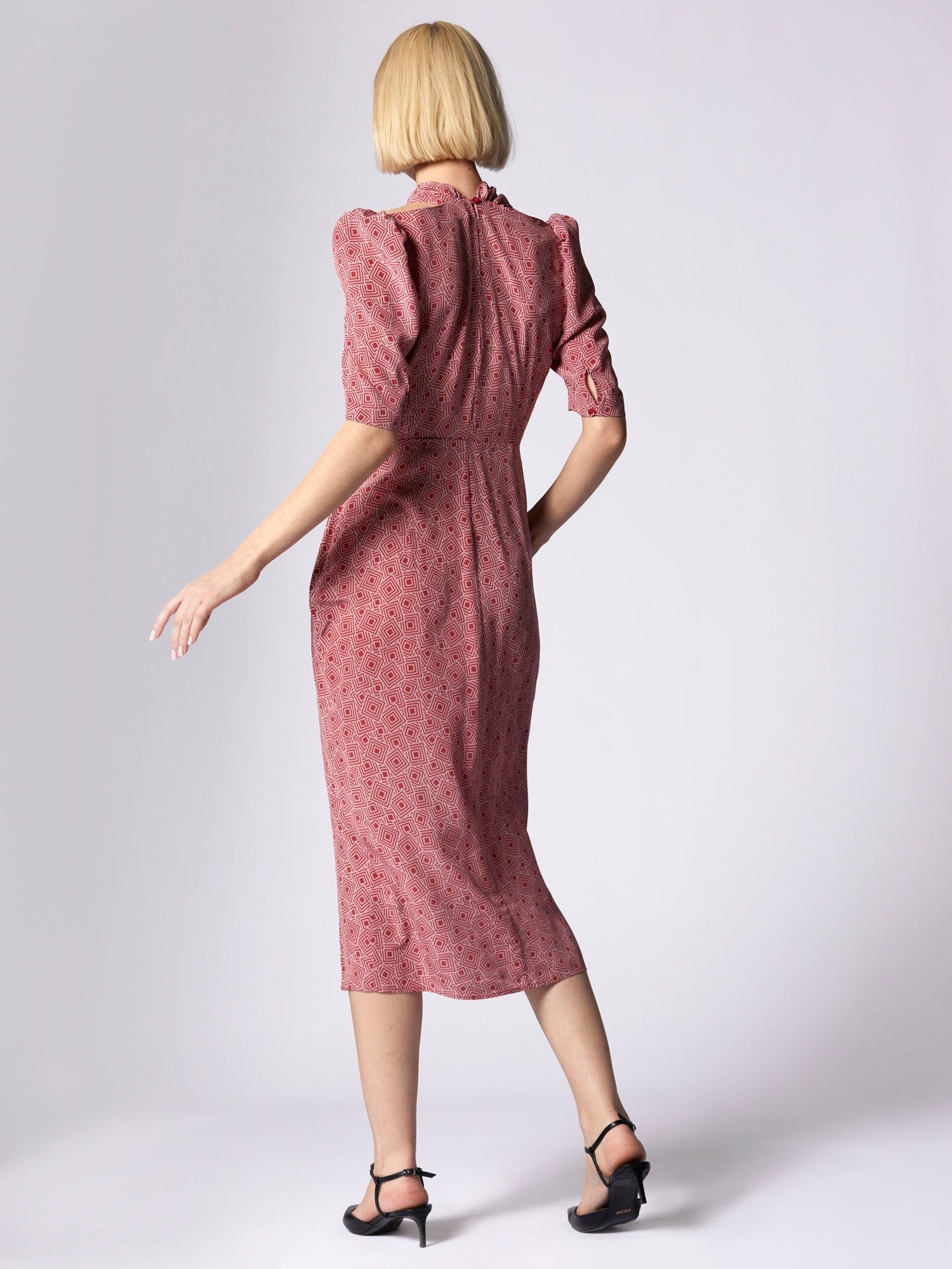 AVELINE MIDI SILK DRESS sold by Equipment product image thumbnail 4