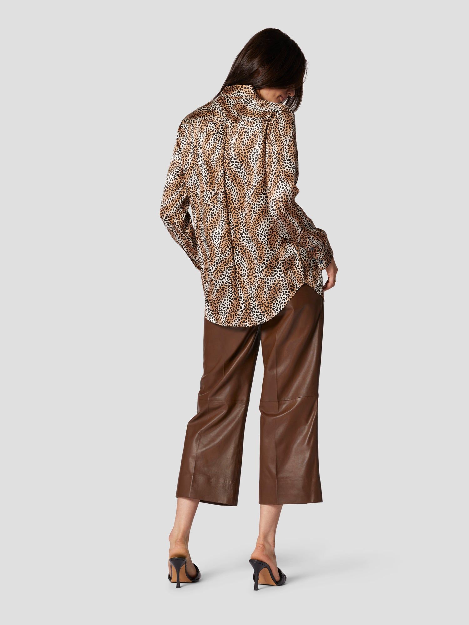 SIGNATURE SILK SATIN SHIRT sold by Equipment product image thumbnail 5