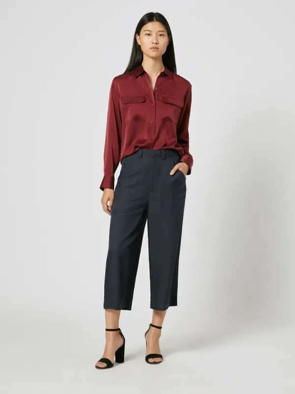 SIGNATURE SILK SATIN SHIRT sold by Equipment