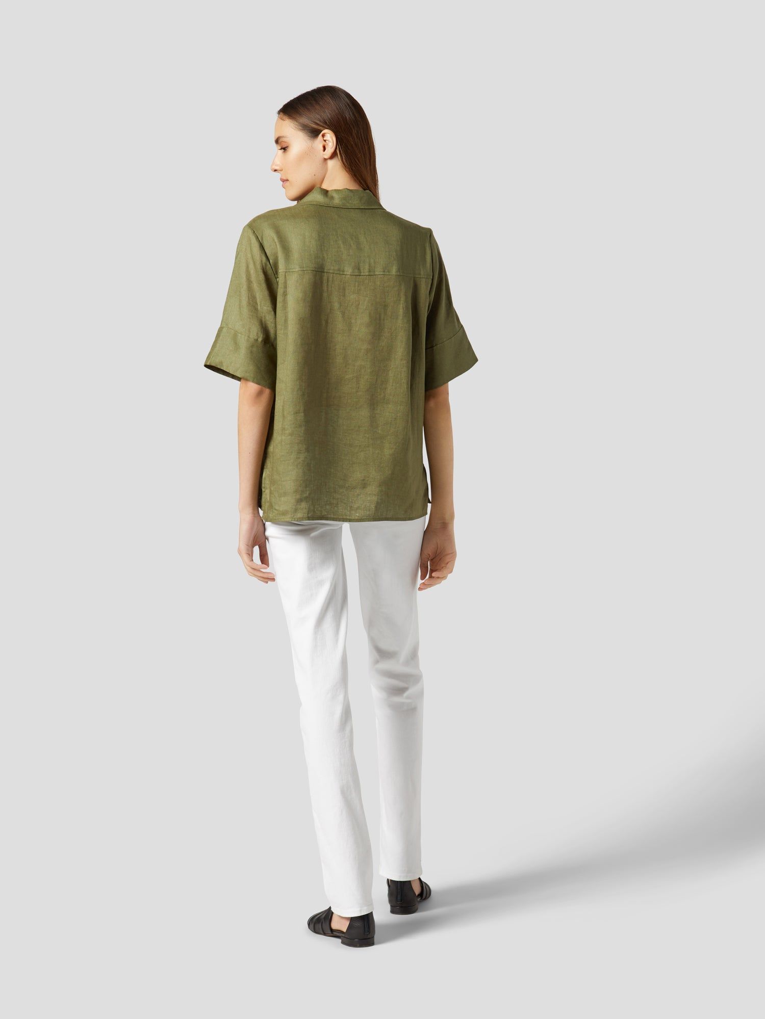 NAVARREL LINEN SHIRT sold by Equipment product image thumbnail 5