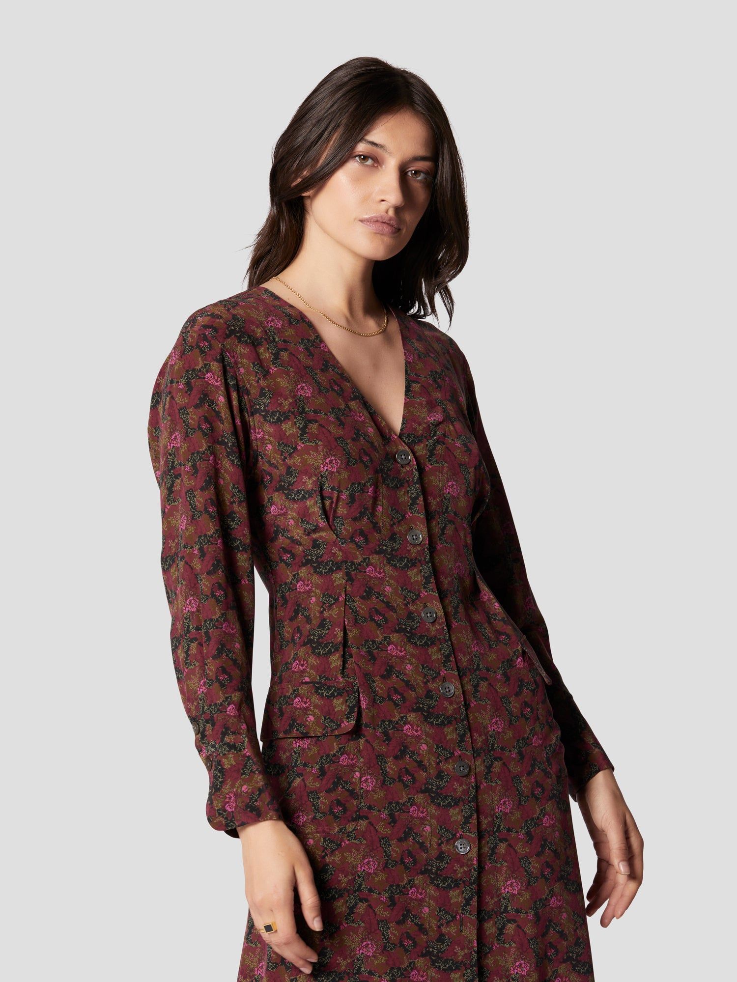 TEODORA SILK DRESS sold by Equipment product image thumbnail 3