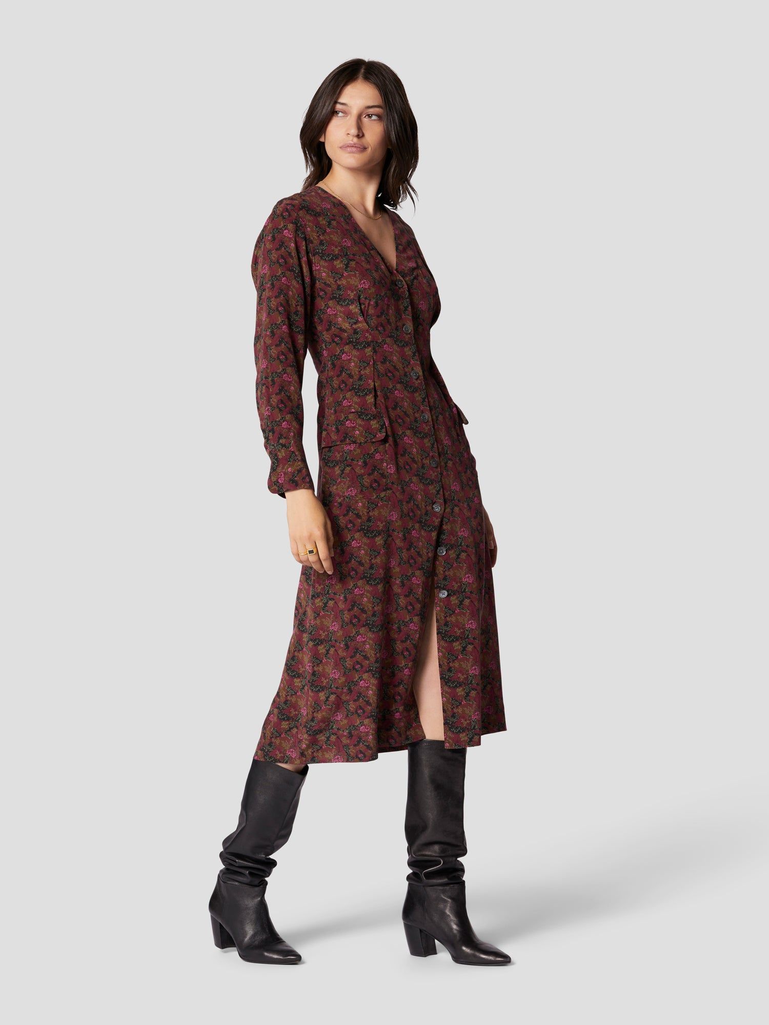 TEODORA SILK DRESS sold by Equipment product image thumbnail 5