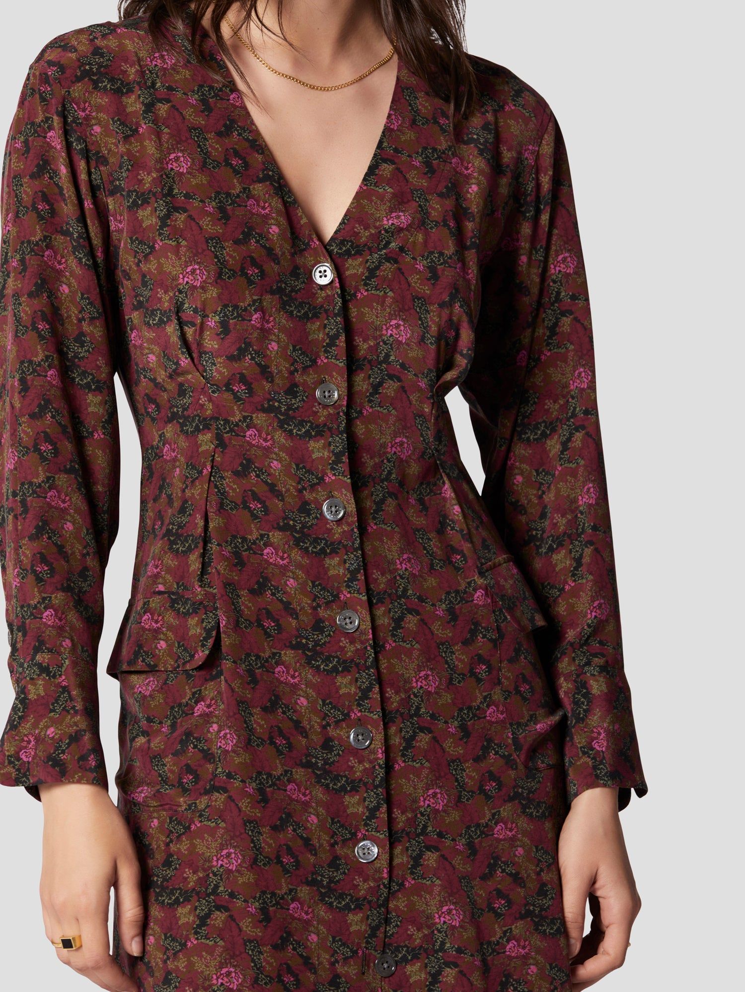 TEODORA SILK DRESS sold by Equipment product image thumbnail 7