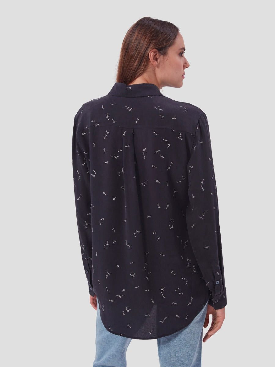 Signature Silk Shirt sold by Equipment product image thumbnail 5