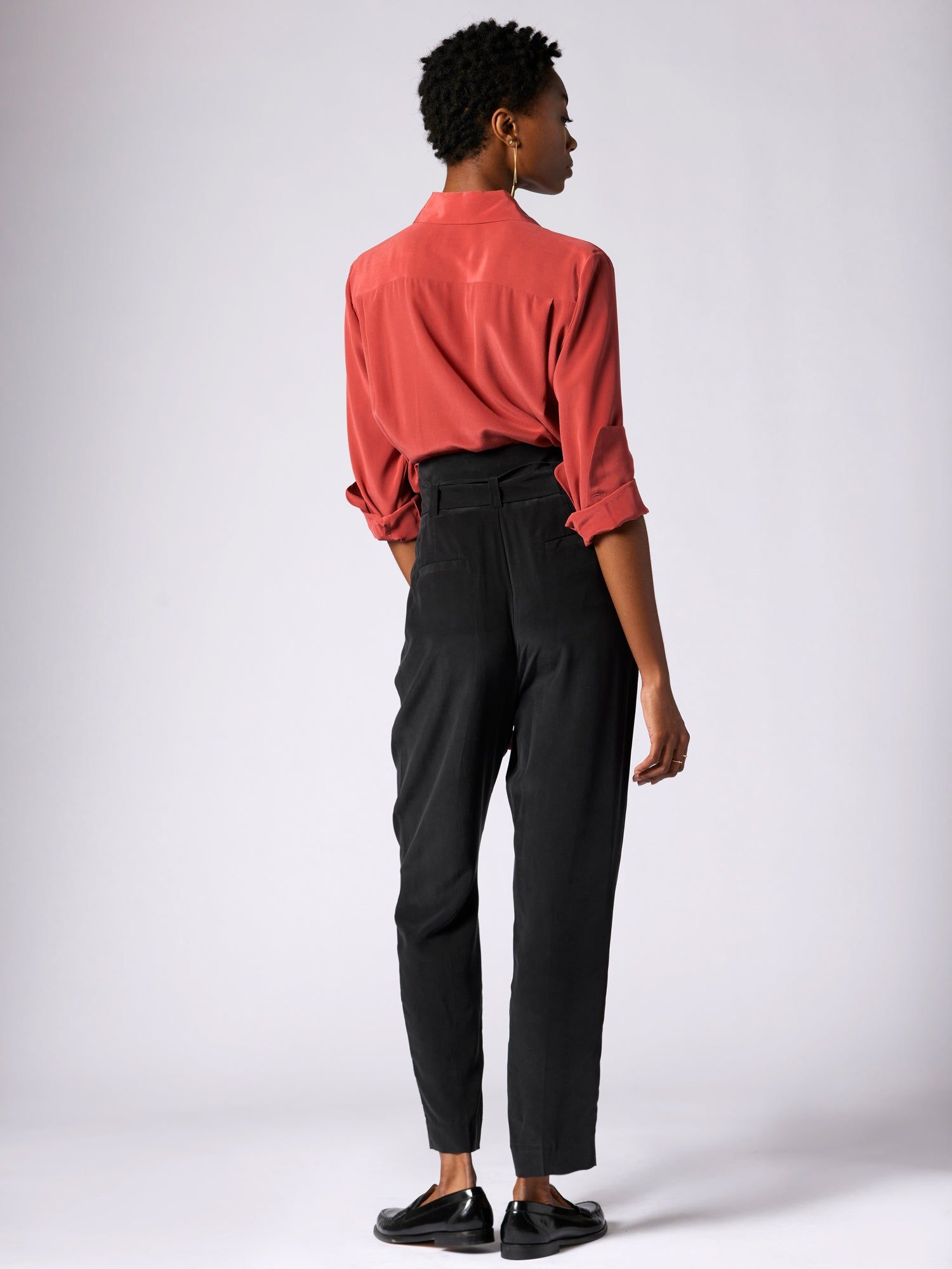 QUINNE LONG SLEEVE SILK SHIRT sold by Equipment product image thumbnail 4