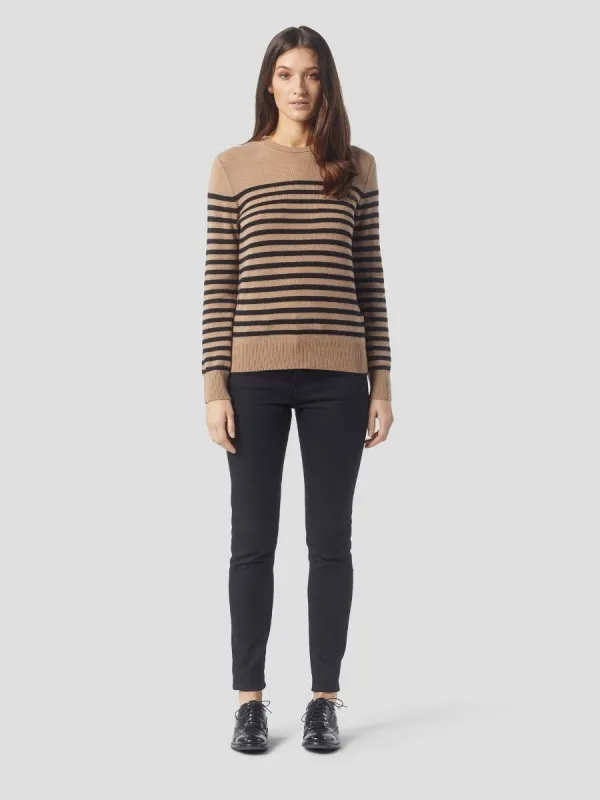 Sanni Cashmere Crew Neck Sweater sold by Equipment