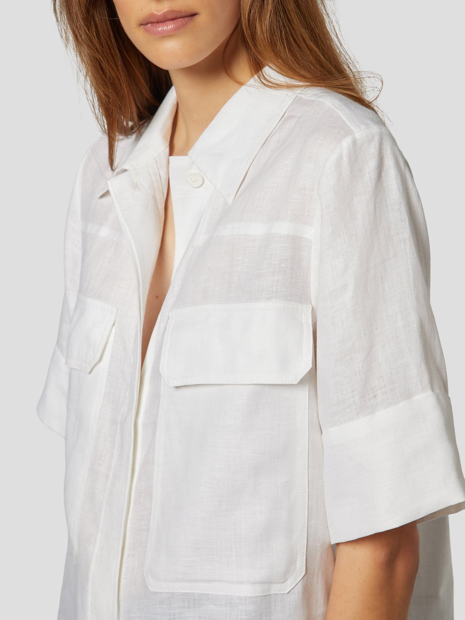 NAVARREL LINEN SHIRT sold by Equipment product image thumbnail 6