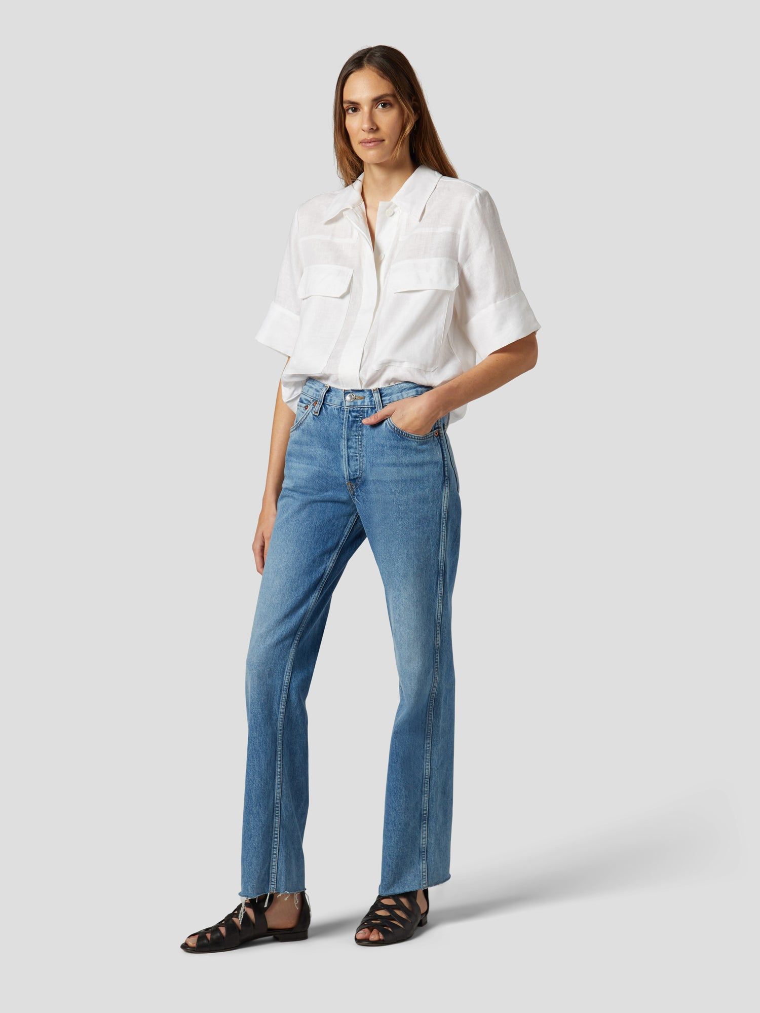 NAVARREL LINEN SHIRT sold by Equipment product image thumbnail 2