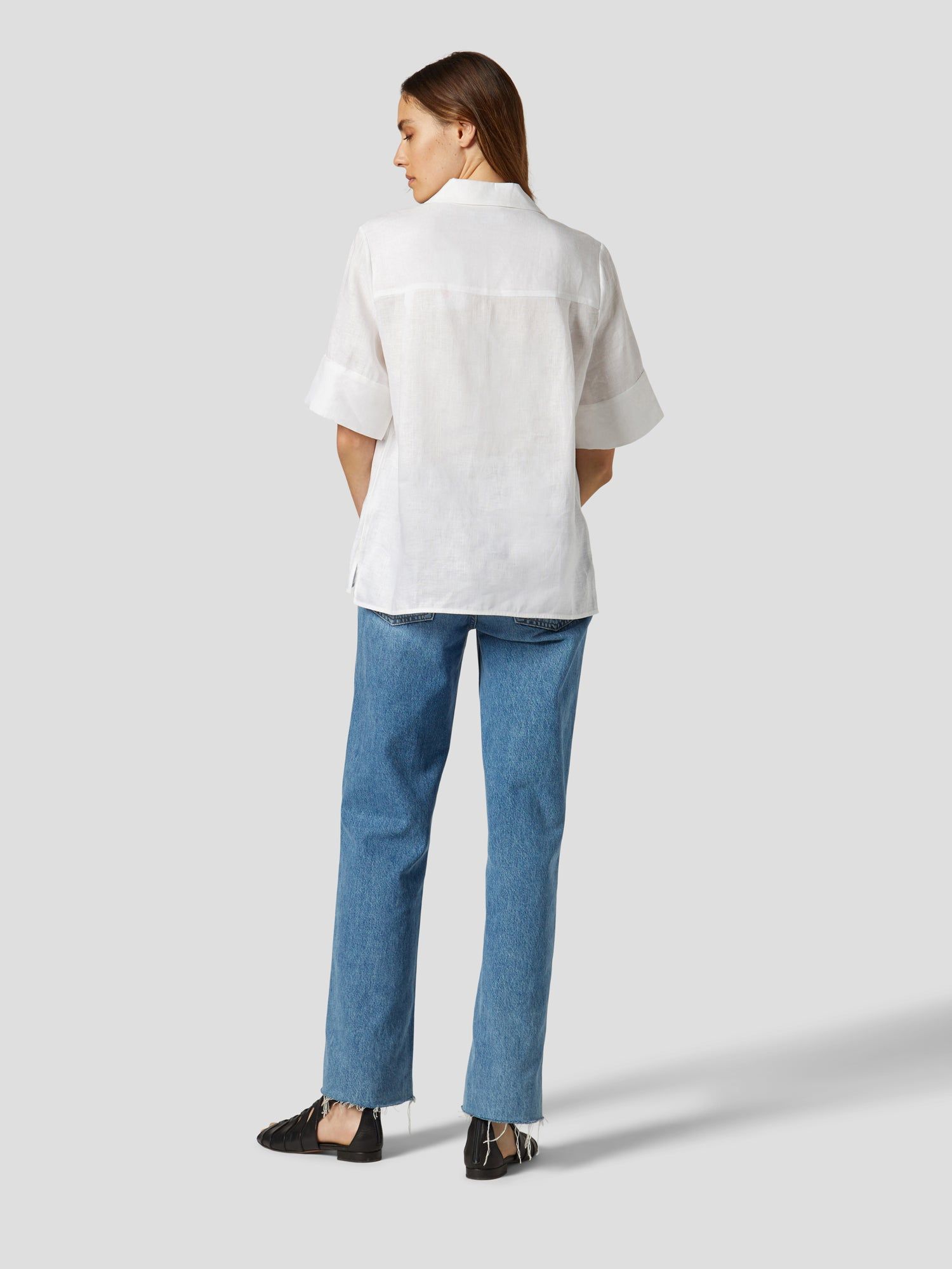 NAVARREL LINEN SHIRT sold by Equipment product image thumbnail 5