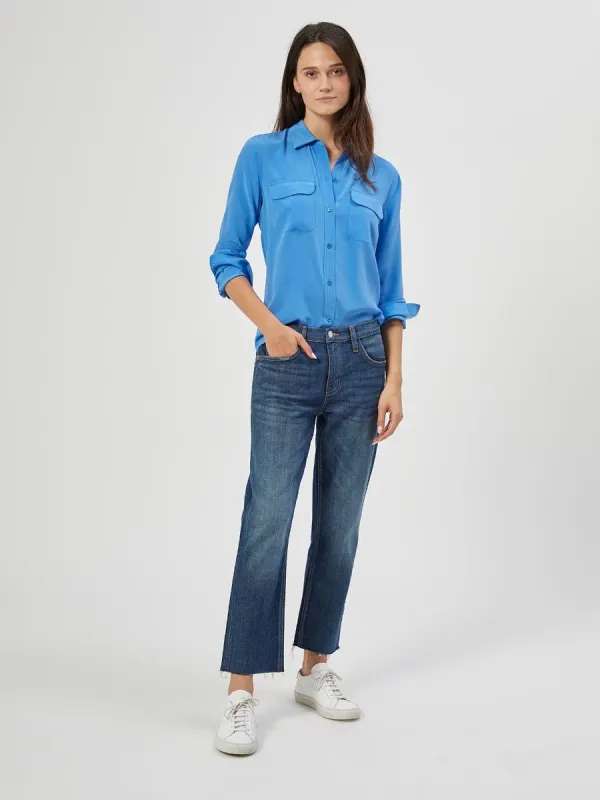 SLIM SIGNATURE SILK SHIRT sold by Equipment