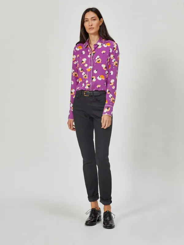 AUDETE SILK SHIRT sold by Equipment