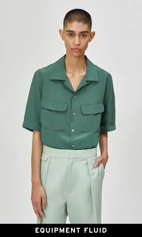 The Short Sleeve Original Silk Cuban Shirt made by Equipment