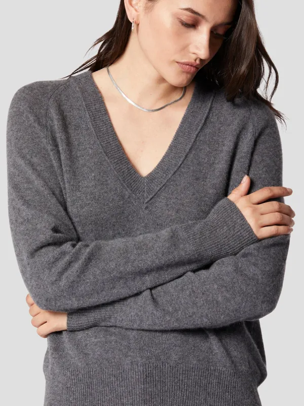 Madalene V-Neck Cashmere Sweater sold by Equipment
