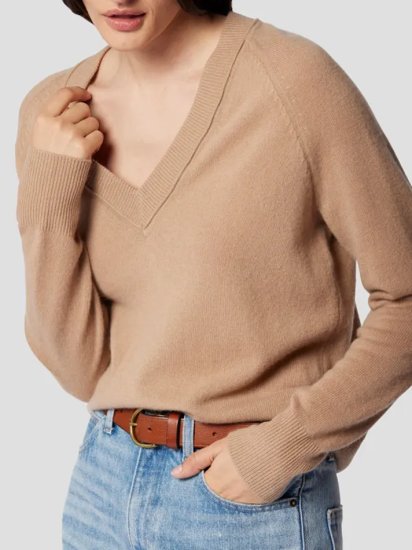 Madalene V-Neck Cashmere Sweater sold by Equipment