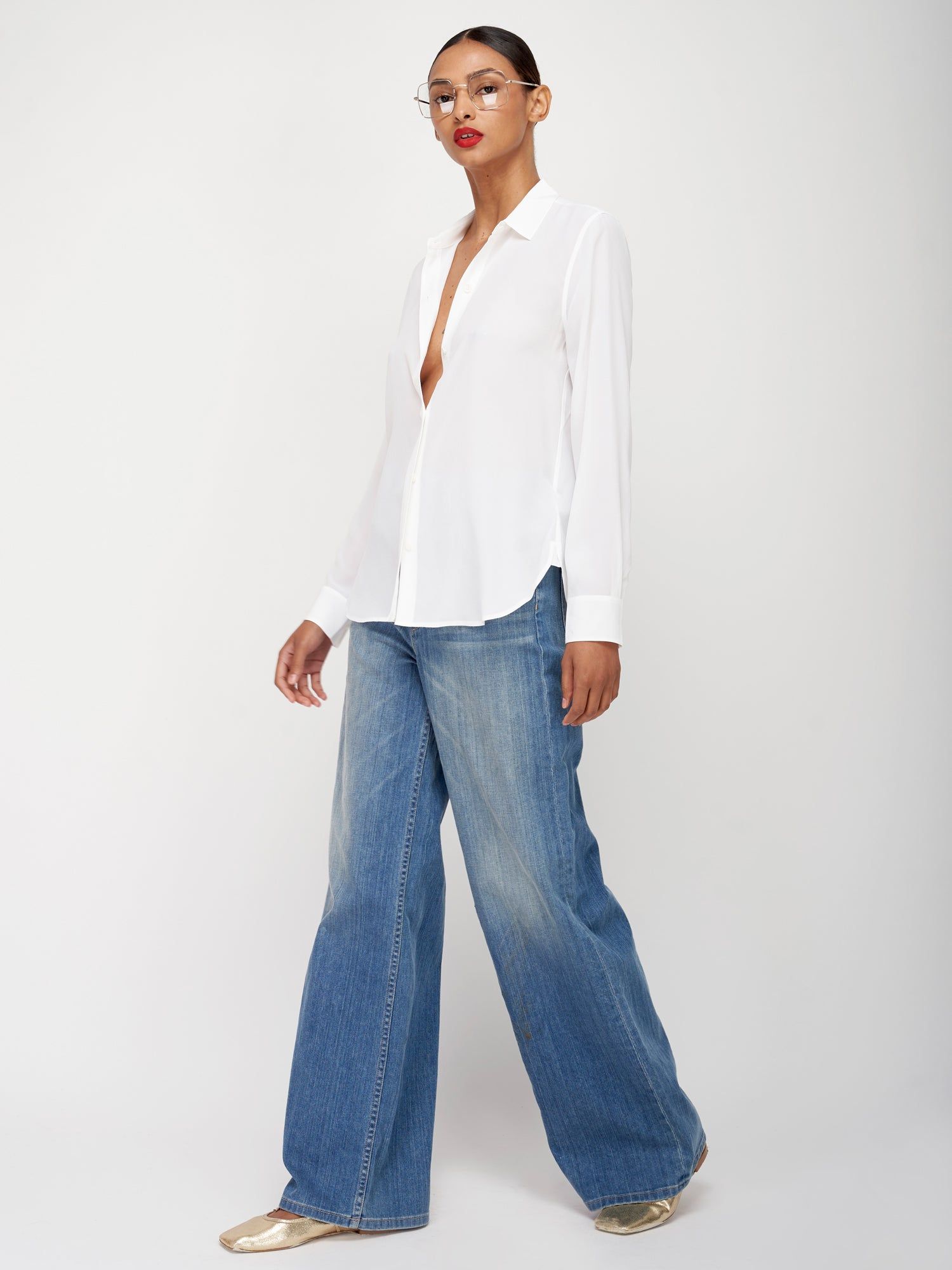 Leema Silk Shirt sold by Equipment product image thumbnail 3