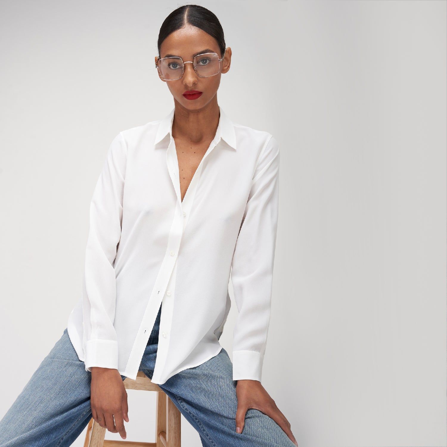 Leema Silk Shirt sold by Equipment