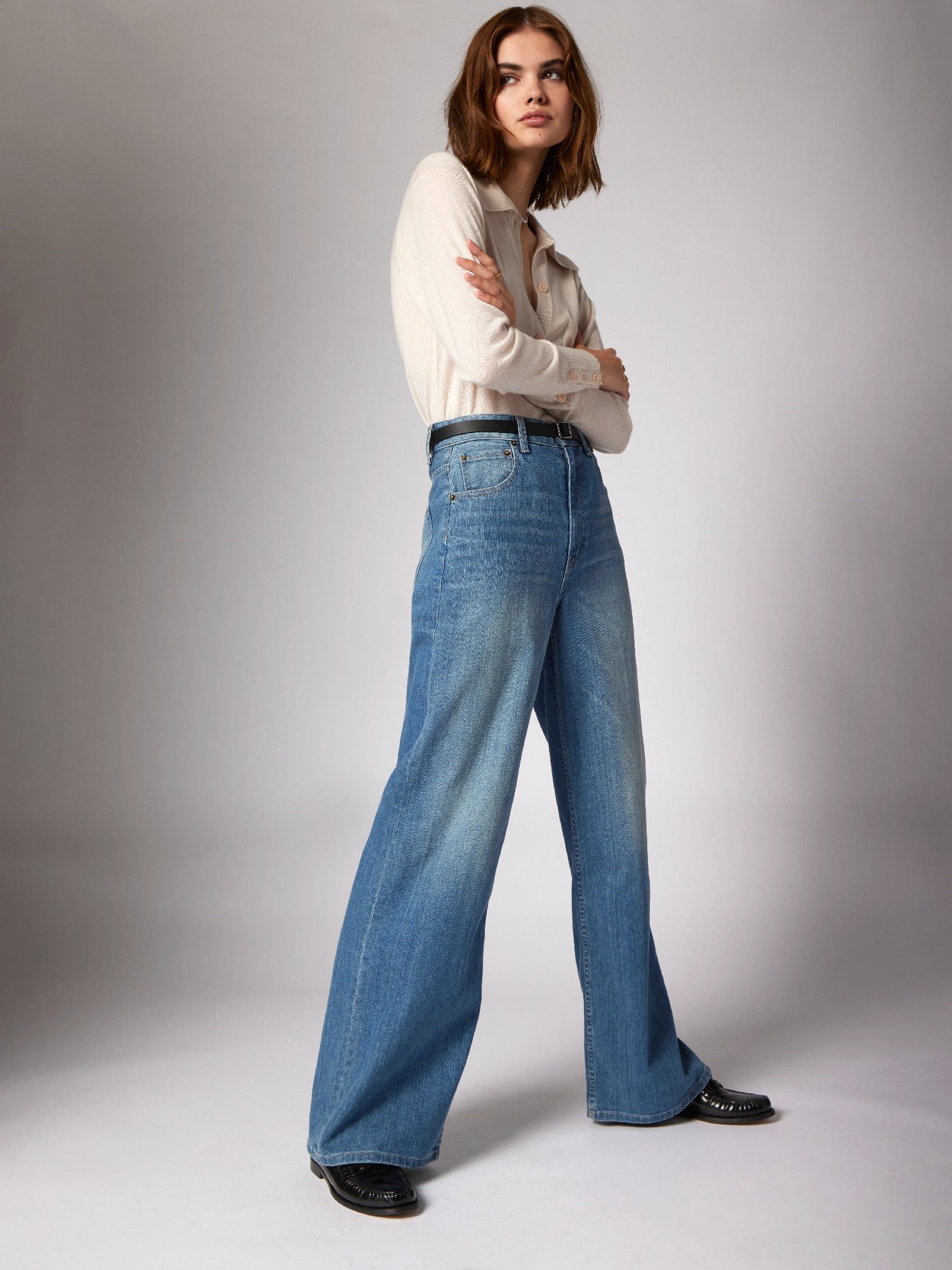 KARIMA HIGH RISE WIDE LEG JEAN sold by Equipment