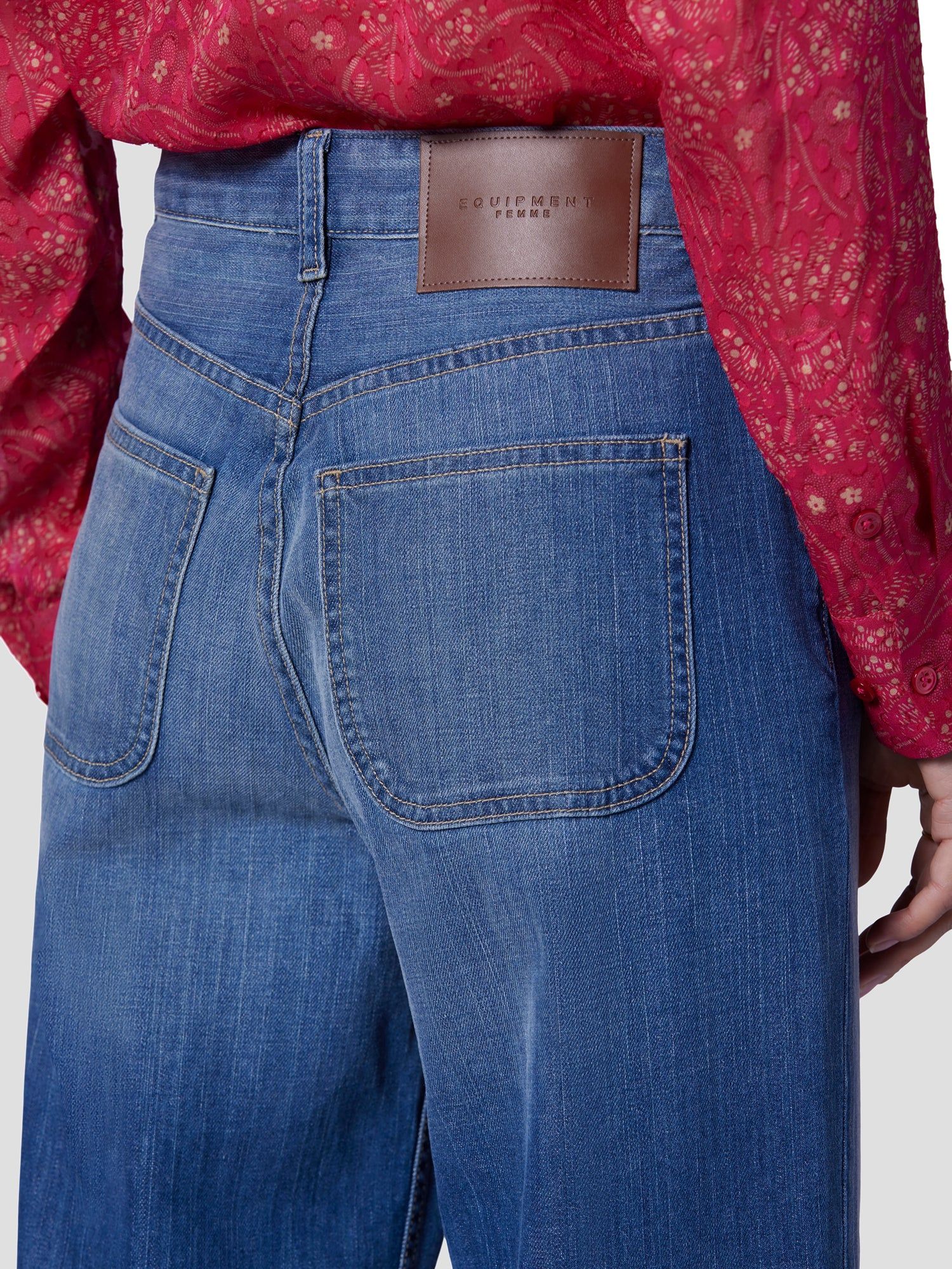 KARIMA HIGH RISE WIDE LEG JEAN sold by Equipment product image thumbnail 4