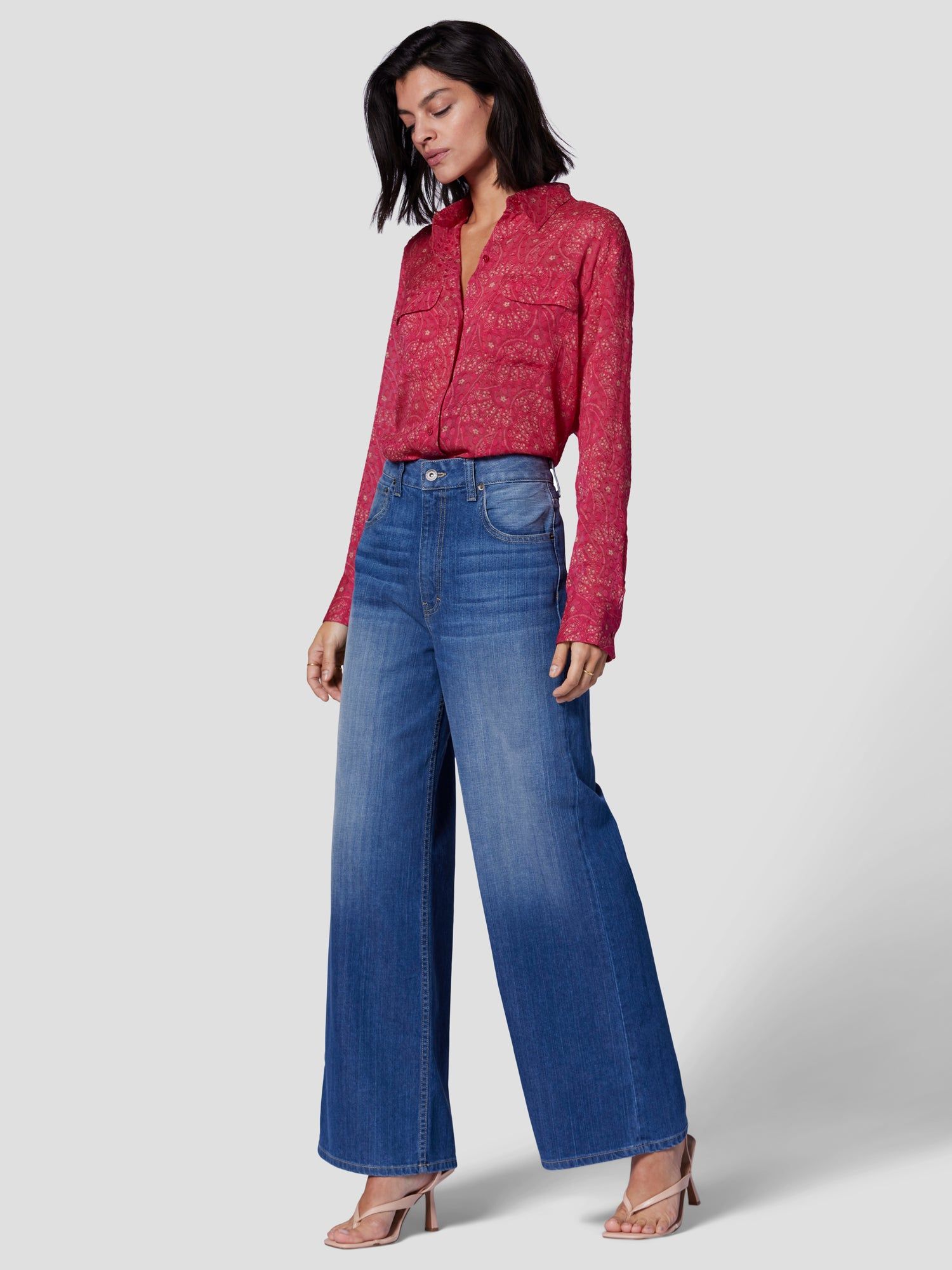 KARIMA HIGH RISE WIDE LEG JEAN sold by Equipment product image thumbnail 6