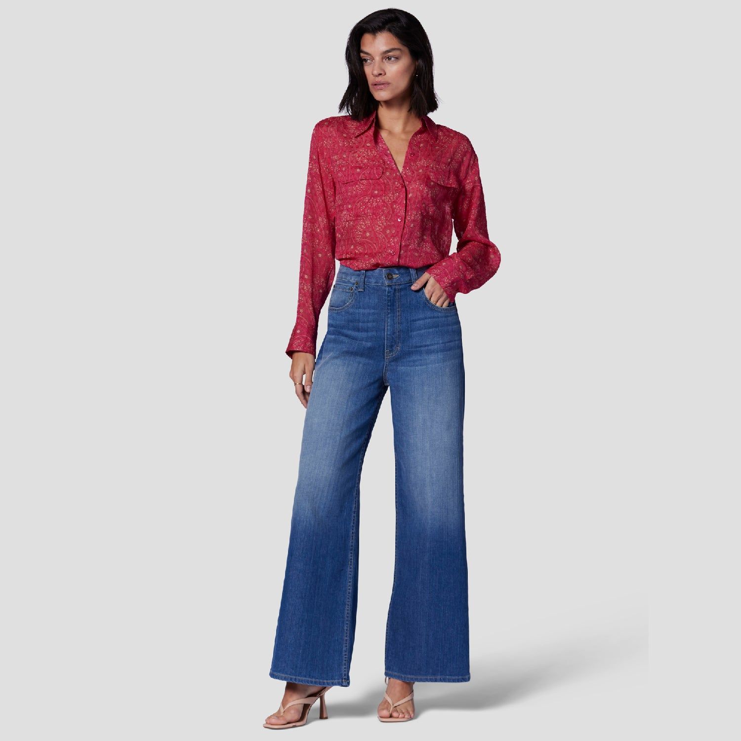 KARIMA HIGH RISE WIDE LEG JEAN sold by Equipment product image thumbnail 8