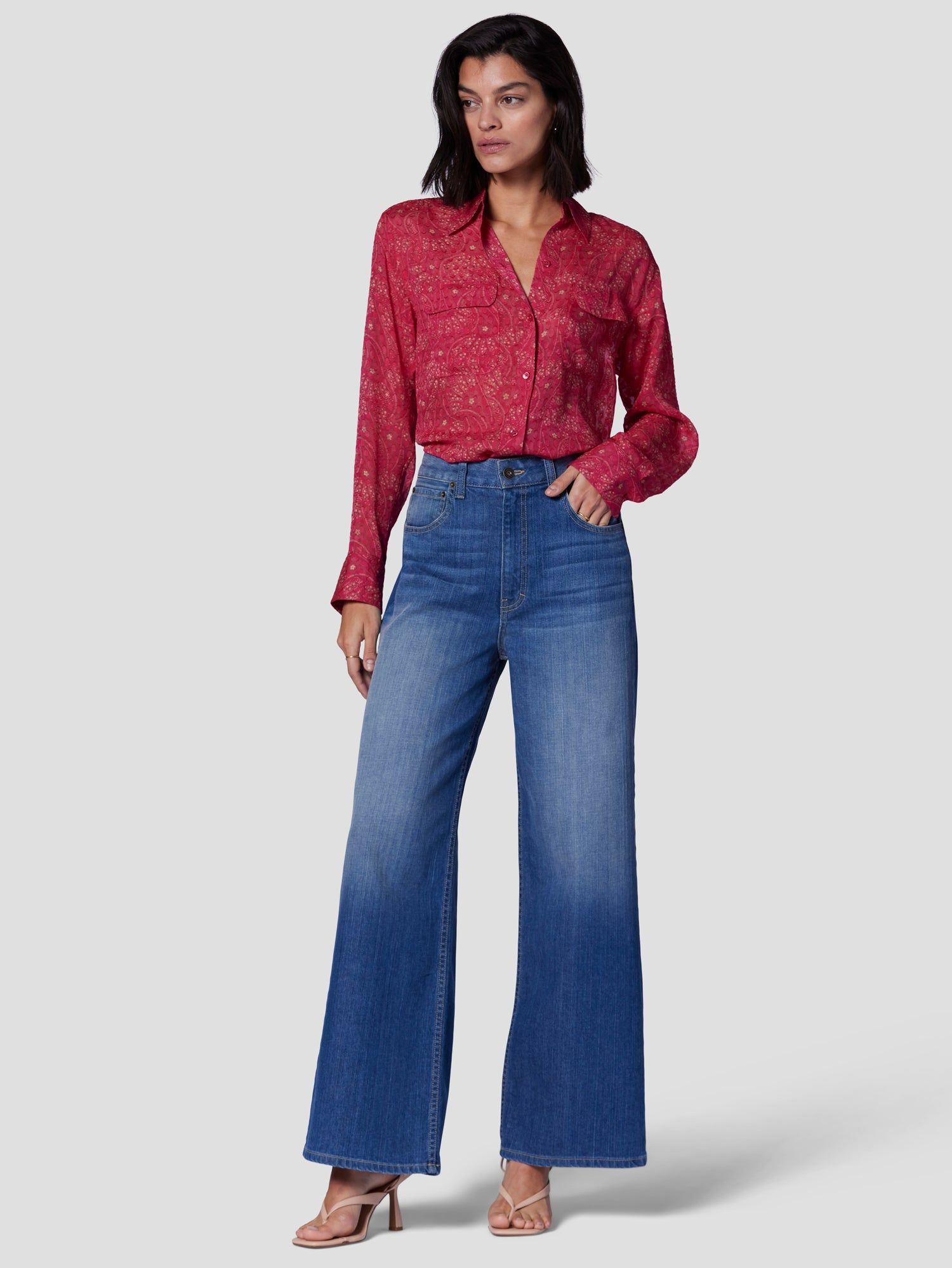KARIMA HIGH RISE WIDE LEG JEAN sold by Equipment product image thumbnail 2