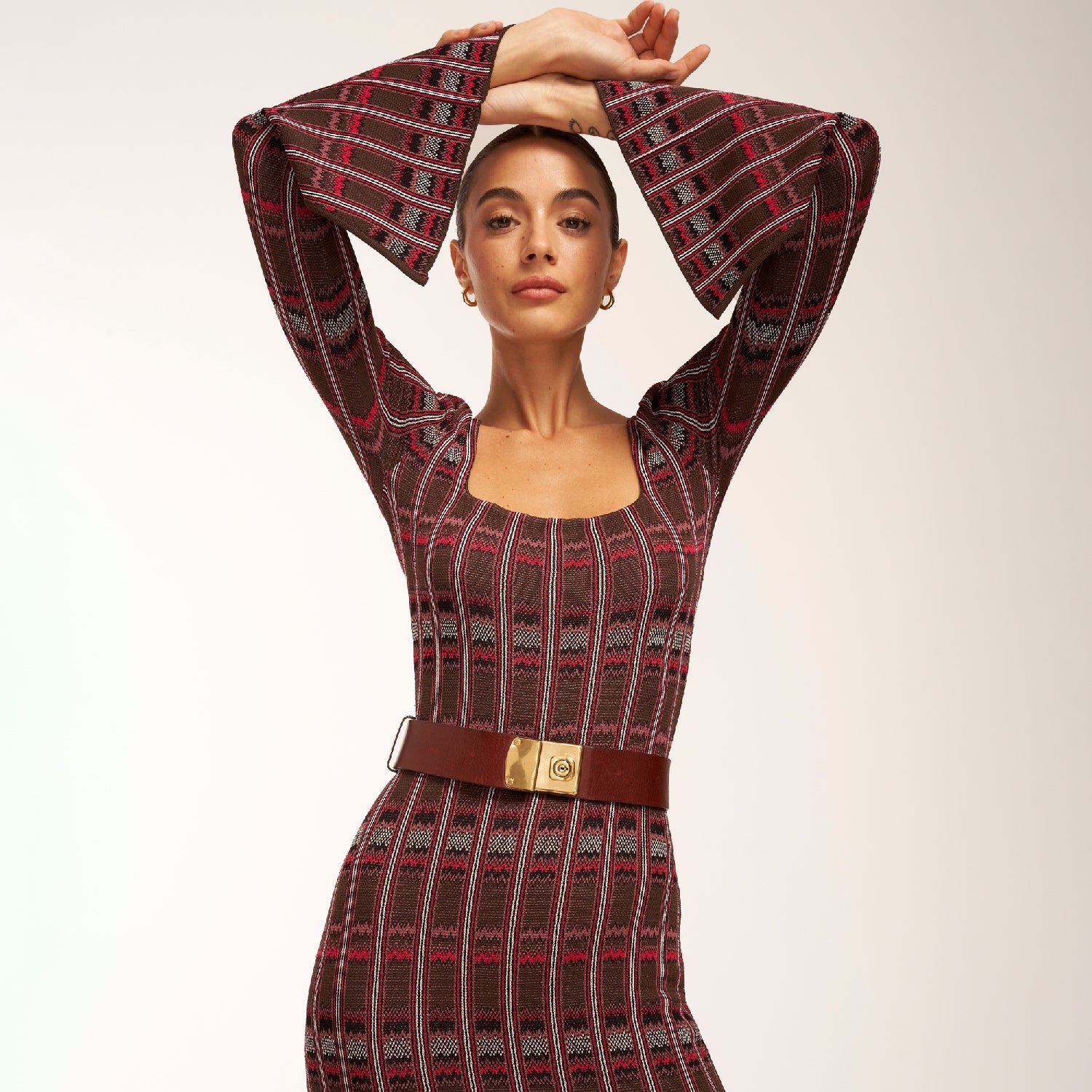 Cyrienne Midi Knit Dress sold by Equipment product image thumbnail 5