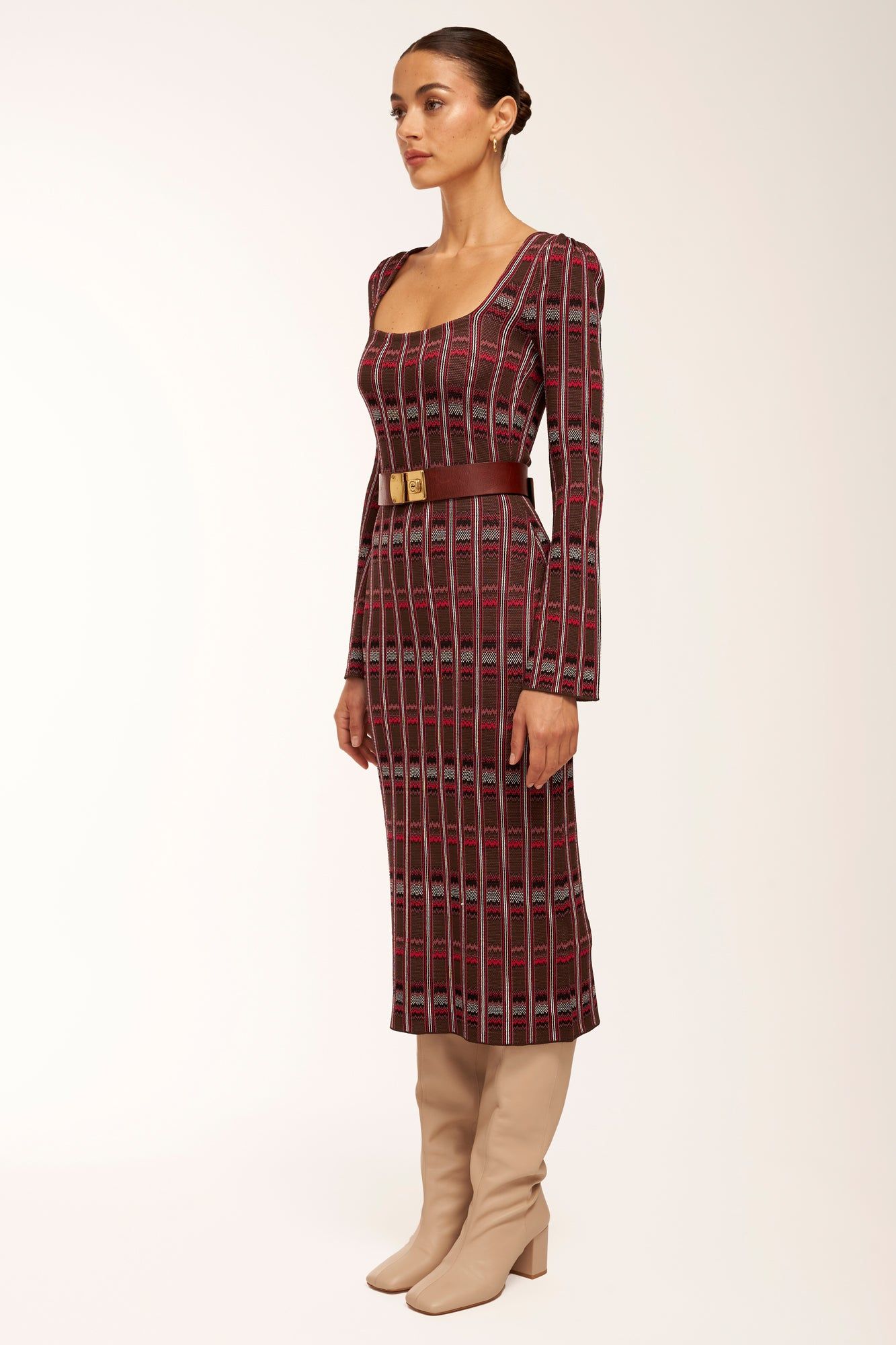 Cyrienne Midi Knit Dress sold by Equipment product image thumbnail 4