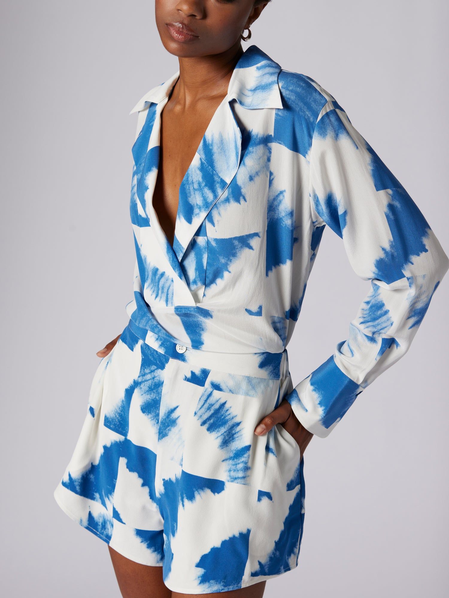 MARTINE LONG SLEEVE SILK TOP sold by Equipment