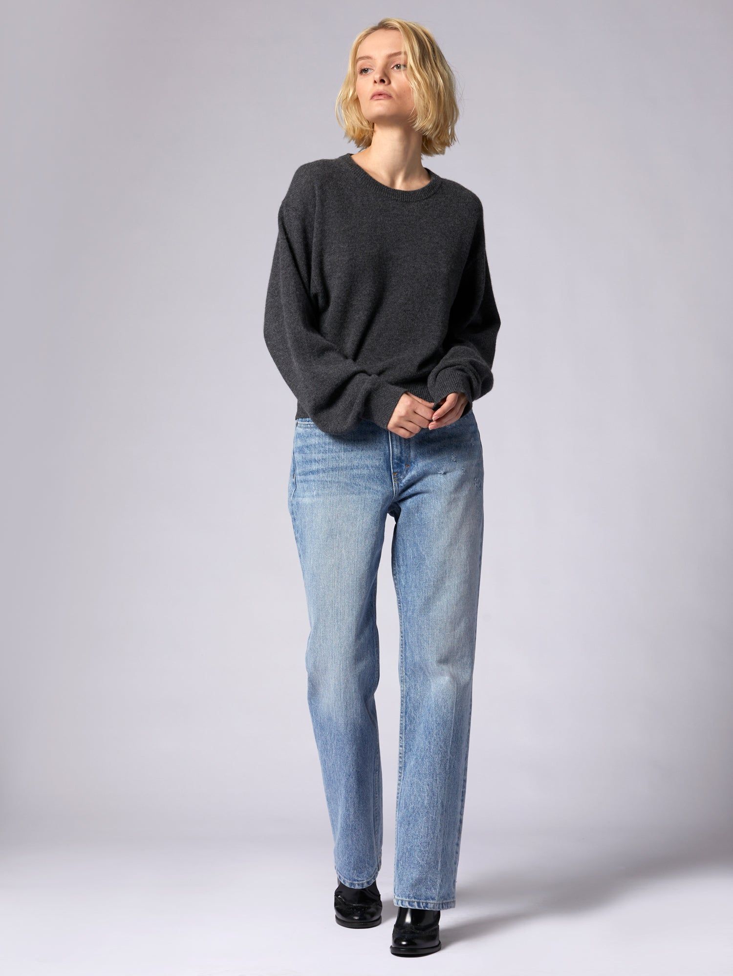Elodie Crewneck Cashmere Sweater sold by Equipment product image thumbnail 3