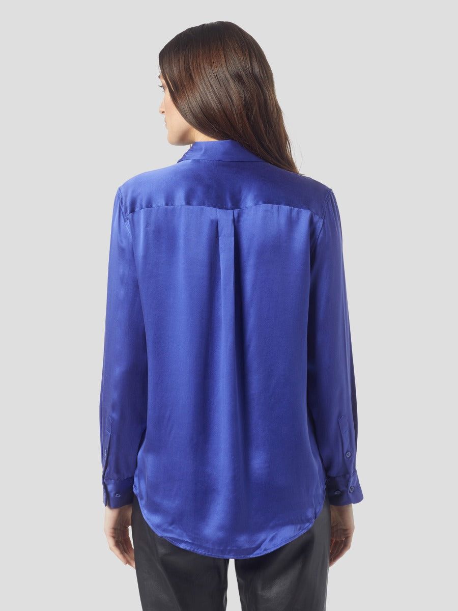 SIGNATURE SILK SATIN SHIRT sold by Equipment product image thumbnail 5