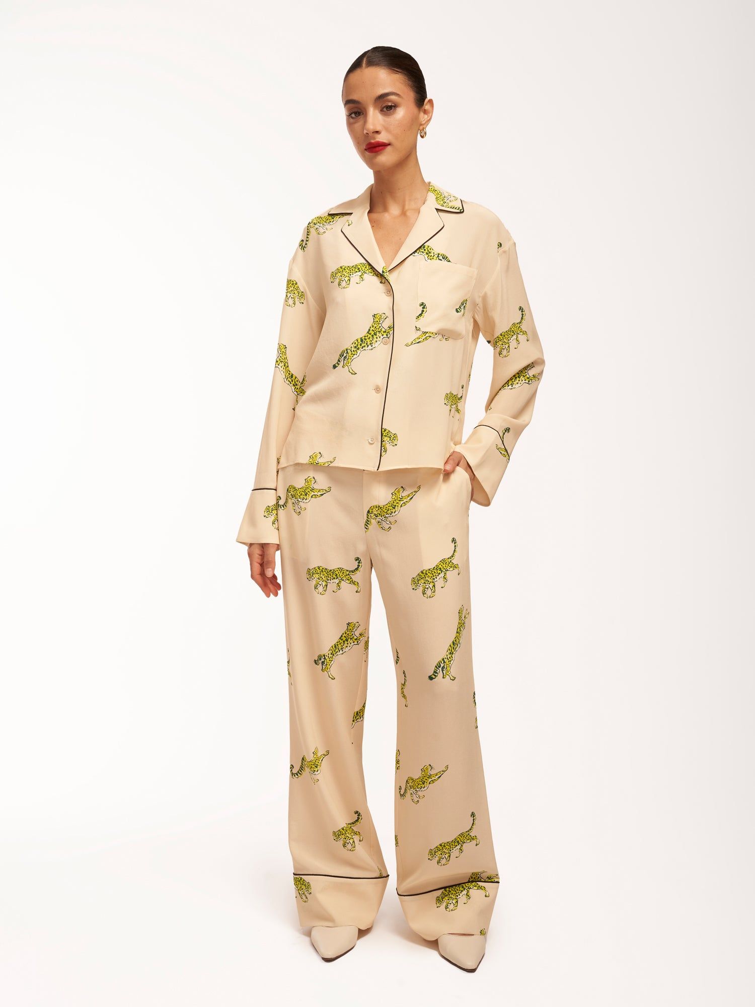 Shalom Long Sleeve Silk Shirt sold by Equipment product image thumbnail 2