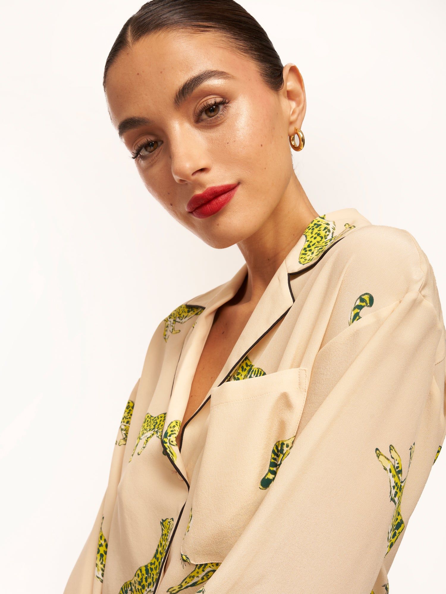 Shalom Long Sleeve Silk Shirt sold by Equipment