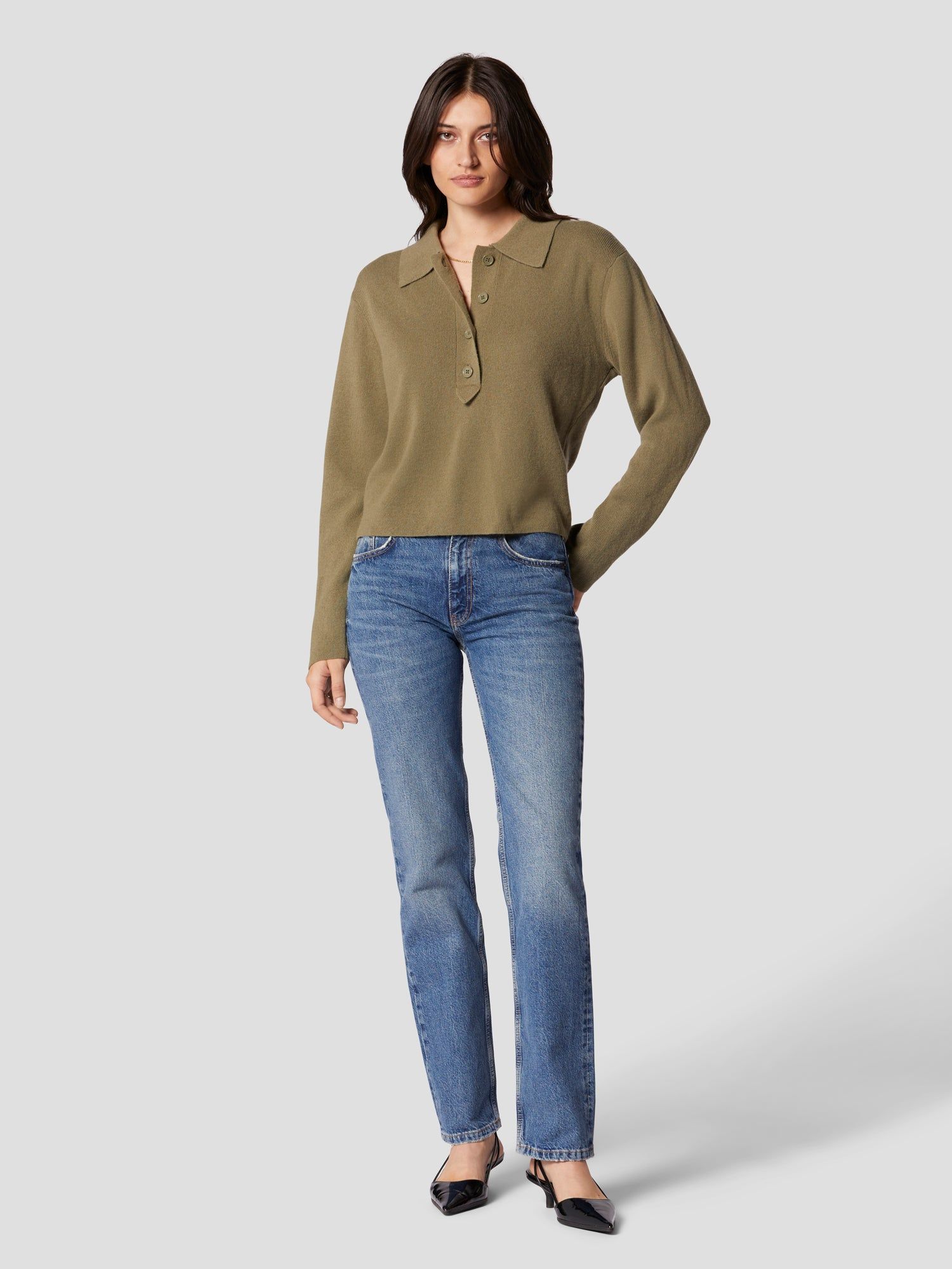 KIT POLO SWEATER sold by Equipment product image thumbnail 2