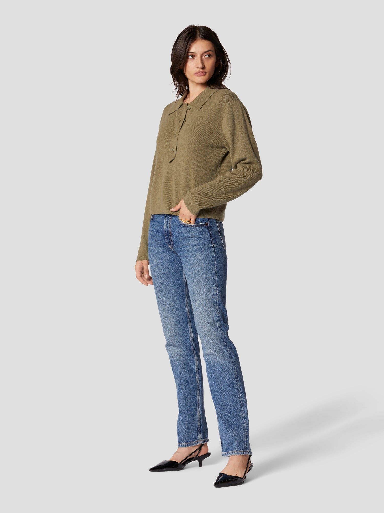 KIT POLO SWEATER sold by Equipment product image thumbnail 3