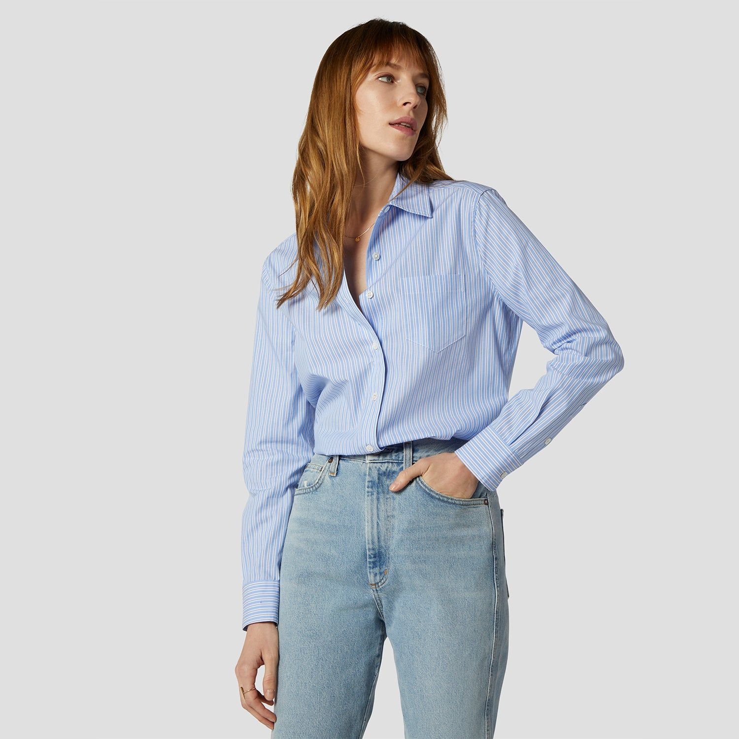 BRETT COTTON SHIRT sold by Equipment product image thumbnail 6