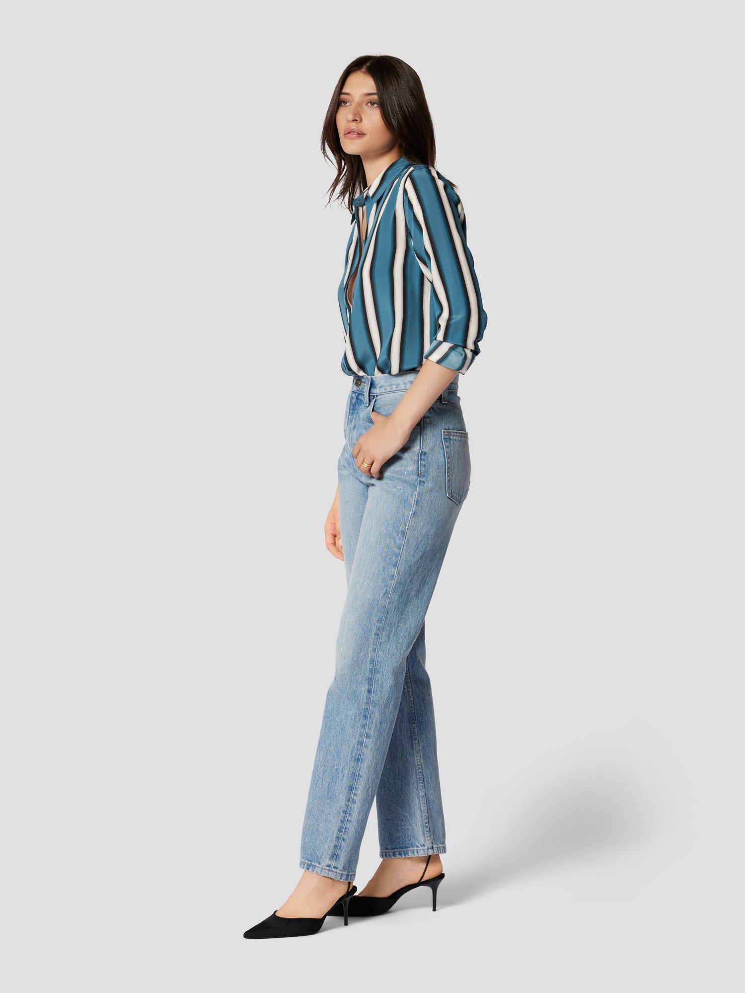 ESSENTIAL SILK SHIRT sold by Equipment product image thumbnail 4