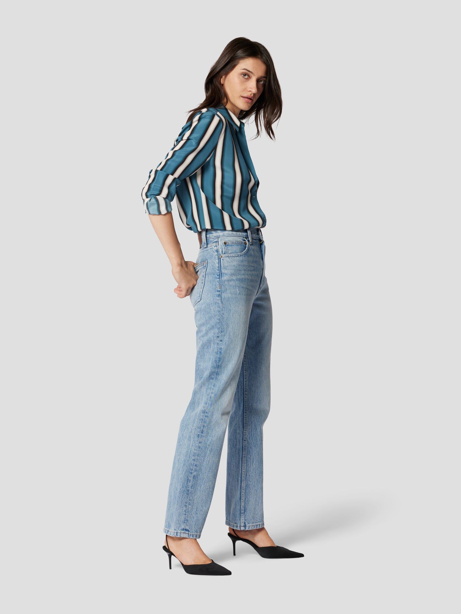 ESSENTIAL SILK SHIRT sold by Equipment product image thumbnail 5