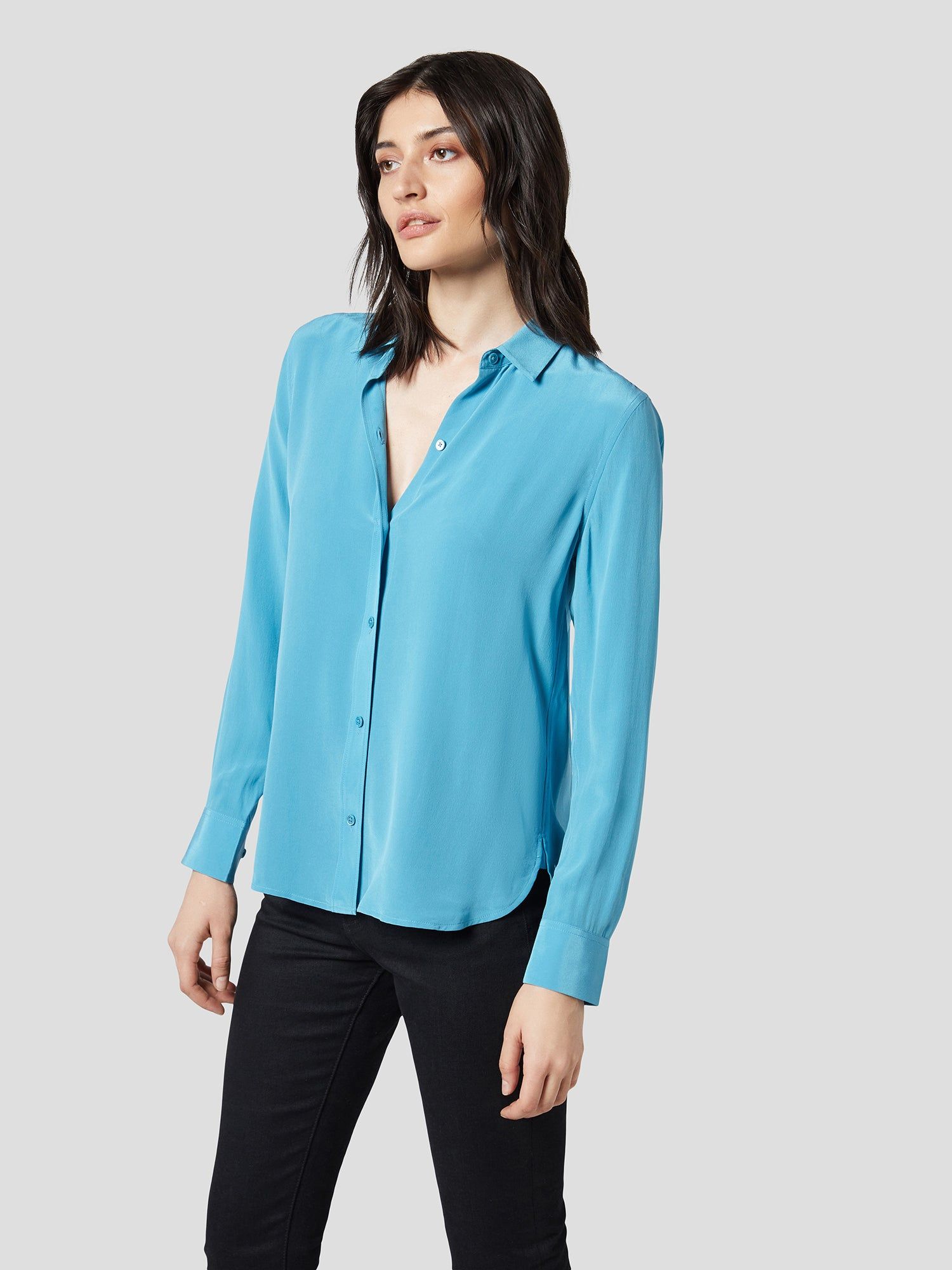 LEEMA SILK SHIRT sold by Equipment product image thumbnail 3