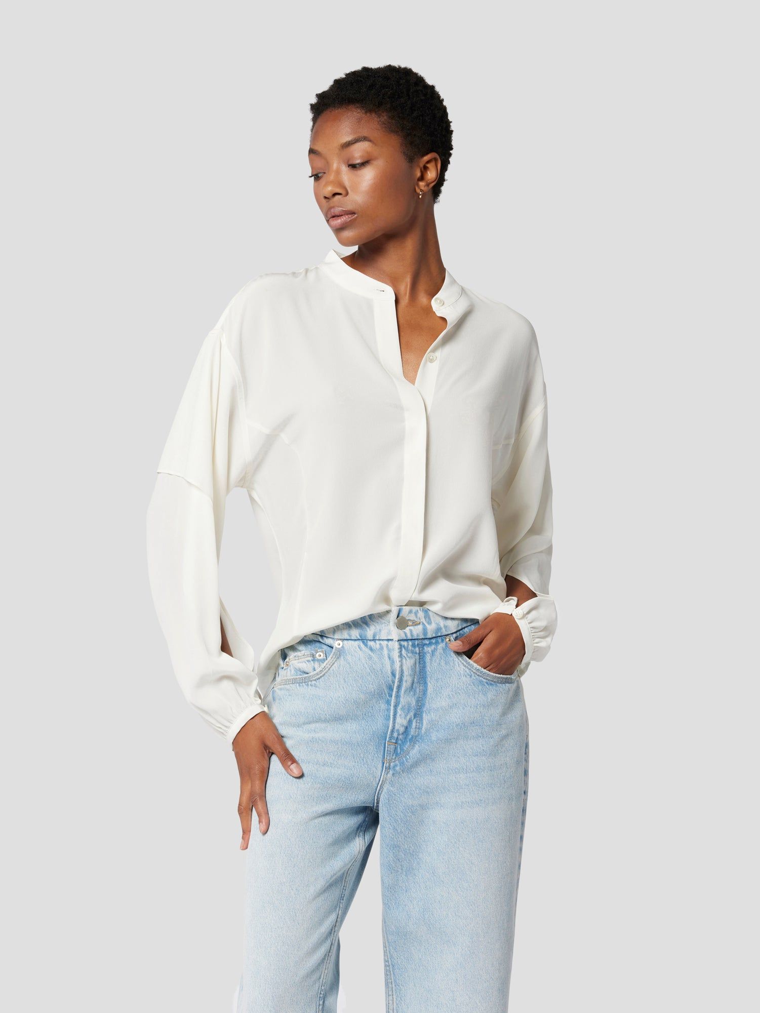 AMARA SILK SHIRT sold by Equipment